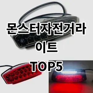 2024 몬스터자전거라이트 추천 Top5