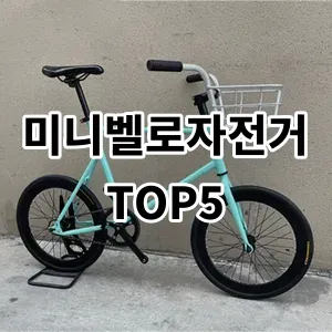 2024 미니벨로자전거 추천 Top5