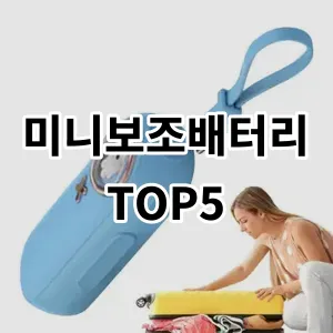 2024 미니보조배터리 추천 Top5