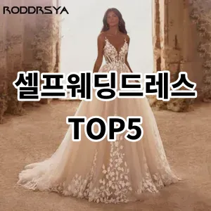 2024 셀프웨딩드레스 추천 Top5