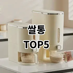 2024 쌀통 추천 Top5