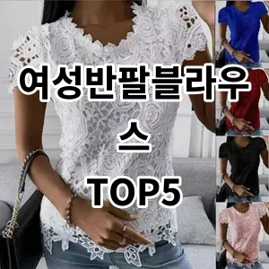 2024 여성반팔블라우스 추천 Top5