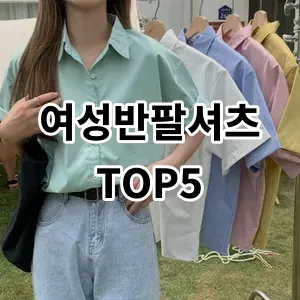 2024 여성반팔셔츠 추천 Top5