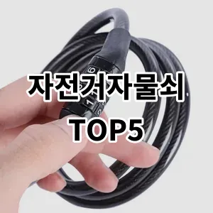 2024 자전거자물쇠 추천 Top5