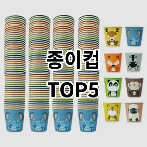 2024 종이컵 추천 Top5