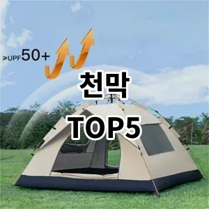 2024 천막 추천 Top5