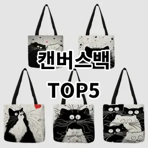 2024 캔버스백 추천 Top5