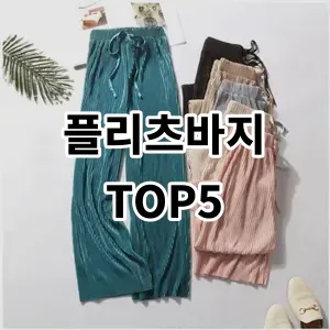 2024 플리츠바지 추천 Top5