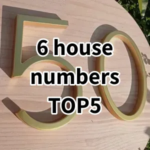 2024 Top5 Cost Effective 6 house numbers