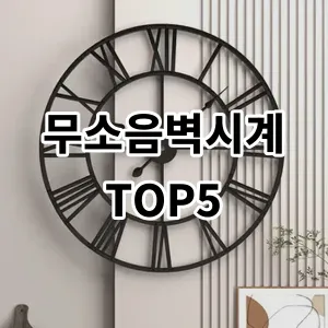 2024 무소음벽시계 추천 Top5