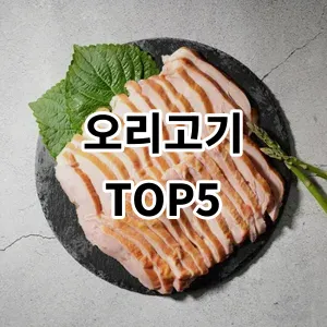 2024 오리고기 추천 Top5